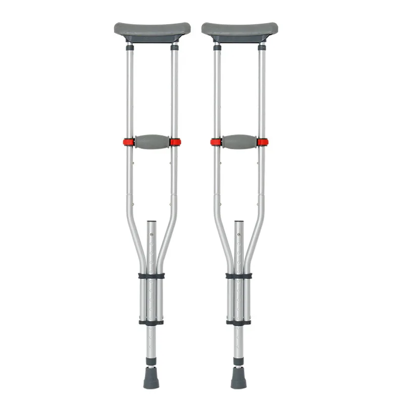 Aluminum Alloy Detachable Foldable Underarm Crutches