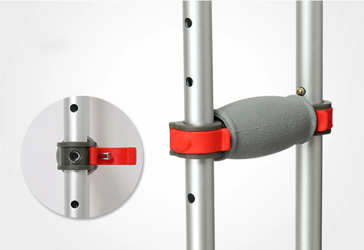 Aluminum Alloy Detachable Foldable Underarm Crutches