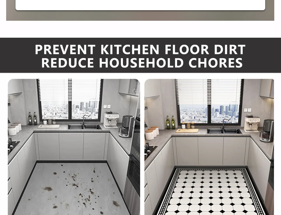 Anti-slip Oil-proof Waterproof Carpet Home Decoration Rugs