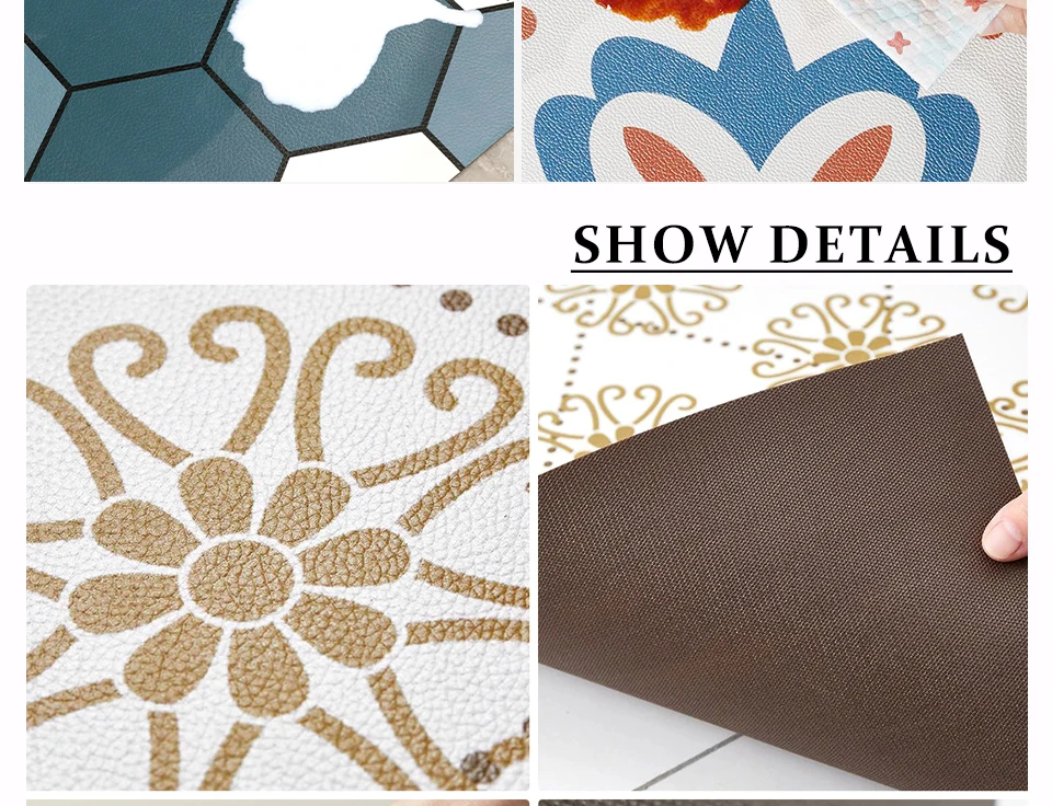 Anti-slip Oil-proof Waterproof Carpet Home Decoration Rugs