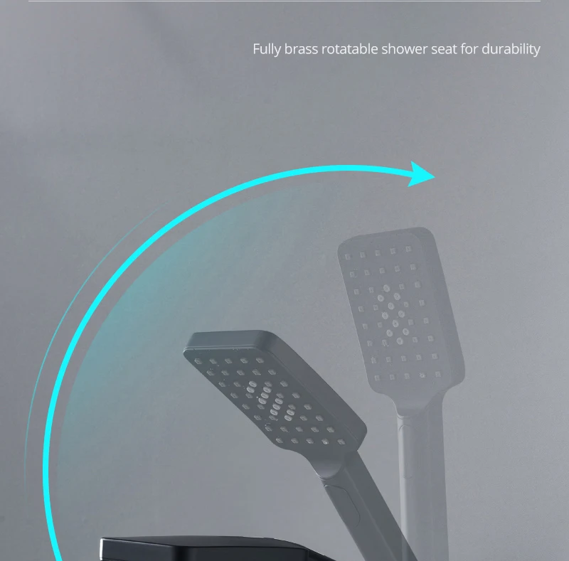 Bathroom 20inch 50x50cm Shower Head Panel Faucet Rain Mist Laterfal Jets Thermostatic Valve Mixer System SPA Massage Set Bathroom 20inch 50x50cm Shower Head Panel Faucet Rain Mist Laterfal Jets Thermostatic Valve Mixer System SPA Massage Set
