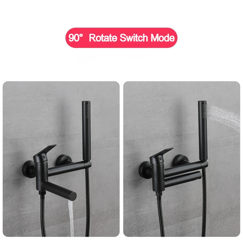Bathroom Bathtub Shower Faucet with Swivel Bathroom Bathtub Shower Faucet with Swivel