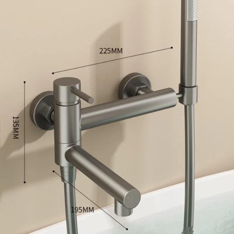 Bathroom Bathtub Shower Faucet with Swivel Bathroom Bathtub Shower Faucet with Swivel