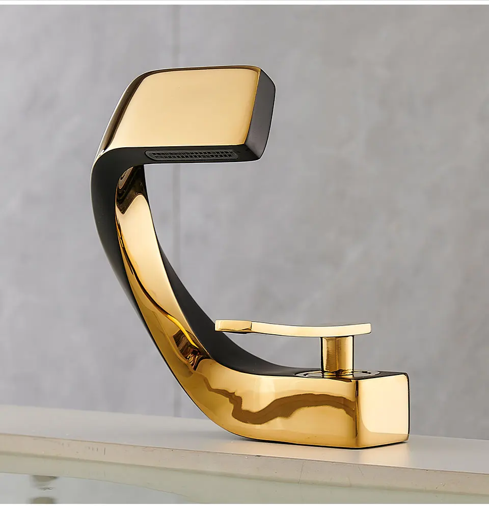 Bathroom Deck Mounted Basin Faucet