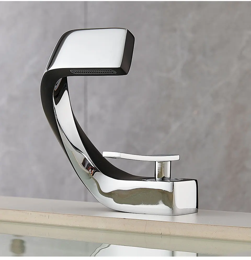 Bathroom Deck Mounted Basin Faucet
