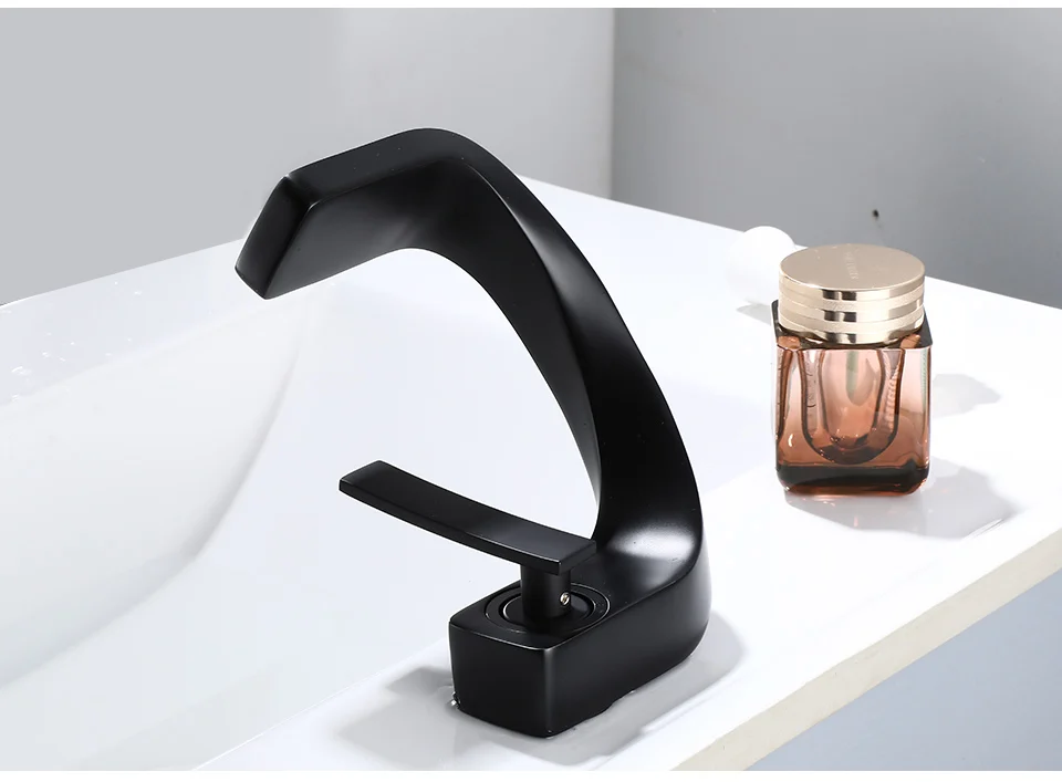 Bathroom Deck Mounted Basin Faucet