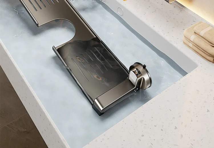 Bathroom Storage Suction Cup Shelves, Non-perforated Installation, Kitchen, Laundry Sink Multi-scene Application Bathroom Storage Suction Cup Shelves, Non-perforated Installation, Kitchen, Laundry Sink Multi-scene Application