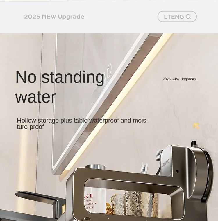 Bathroom Storage Suction Cup Shelves, Non-perforated Installation, Kitchen, Laundry Sink Multi-scene Application Bathroom Storage Suction Cup Shelves, Non-perforated Installation, Kitchen, Laundry Sink Multi-scene Application