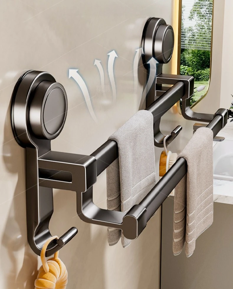 Bathroom Towel Holder without Drilling Hole
