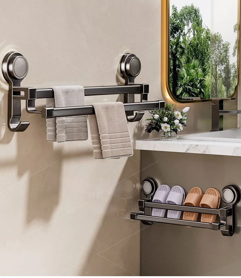 Bathroom Towel Holder without Drilling Hole