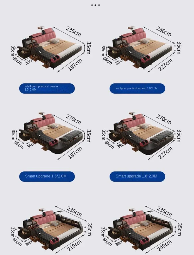 Black King Size Frame Double Bed With Drawers Storage Multifunction Massage Bed Storage Modern For Camas De Dormitorio Furniture Black King Size Frame Double Bed With Drawers Storage Multifunction Massage Bed Storage Modern For Camas De Dormitorio Furniture