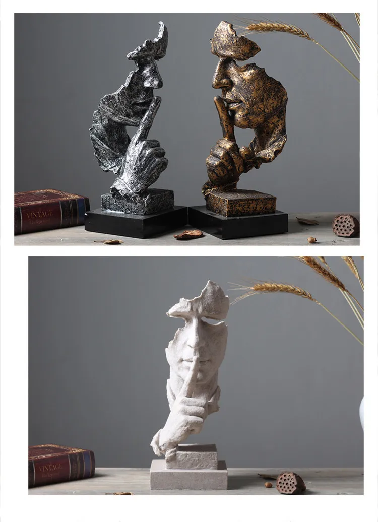 Bronze Silence Is Golden Statue Bronze Silence Is Golden Statue