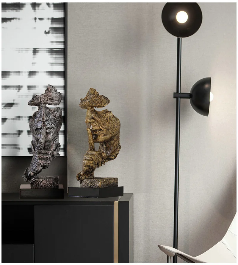 Bronze Silence Is Golden Statue Bronze Silence Is Golden Statue