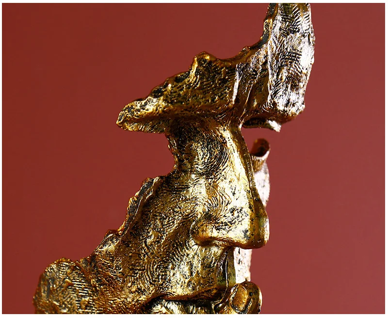 Bronze Silence Is Golden Statue Bronze Silence Is Golden Statue
