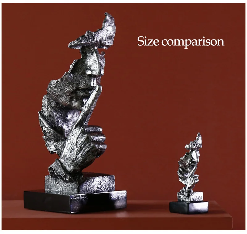 Bronze Silence Is Golden Statue Bronze Silence Is Golden Statue