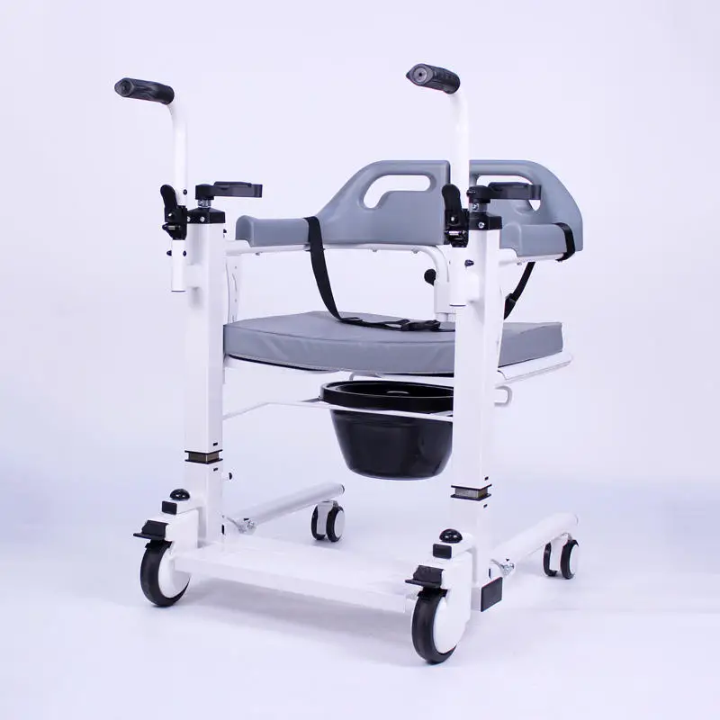 Competitive Price Lift Patient Transfer Chair with Commode for Disabled Waterproof Design Lightweight Manual Lift Chair- BZ-L13