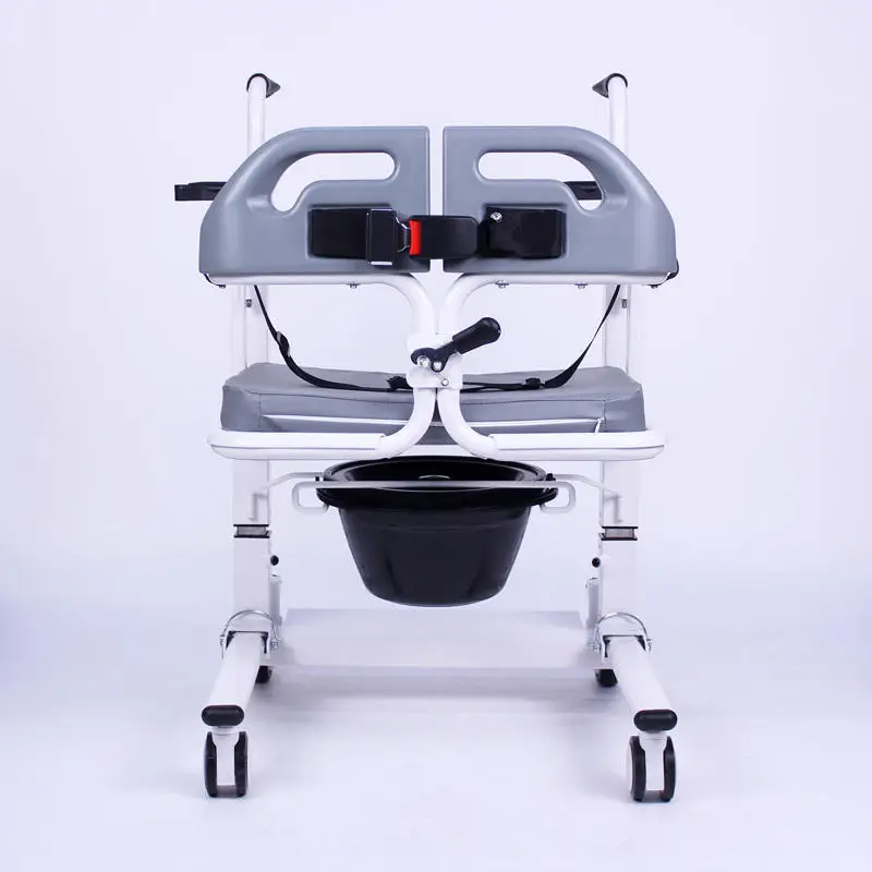 Competitive Price Lift Patient Transfer Chair with Commode for Disabled Waterproof Design Lightweight Manual Lift Chair- BZ-L13