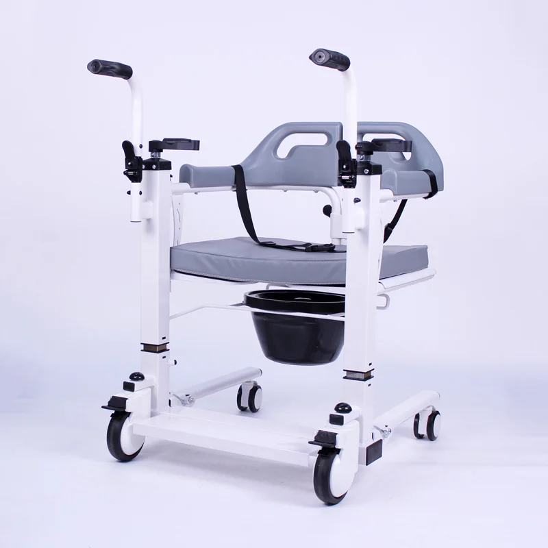 Competitive Price Lift Patient Transfer Chair with Commode for Disabled Waterproof Design Lightweight Manual Lift Chair- BZ-L13