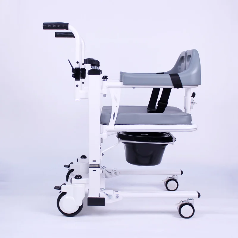 Competitive Price Lift Patient Transfer Chair with Commode for Disabled Waterproof Design Lightweight Manual Lift Chair- BZ-L13
