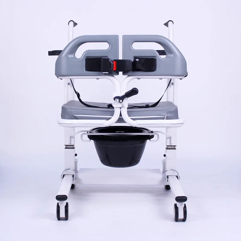 Competitive Price Lift Patient Transfer Chair with Commode for Disabled Waterproof Design Lightweight Manual Lift Chair- BZ-L13