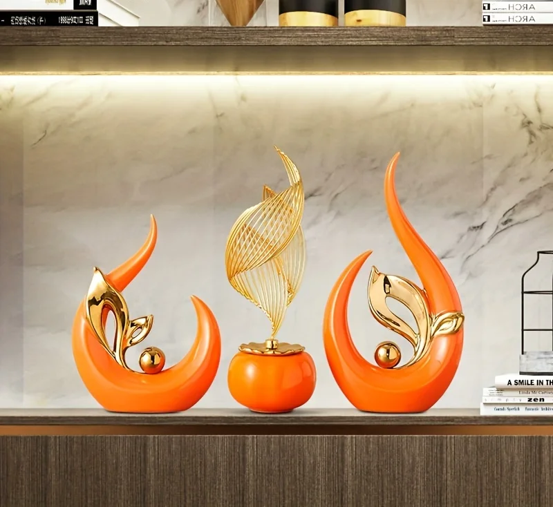 Creative Luxury Living Room Decoration Ceramic Statues