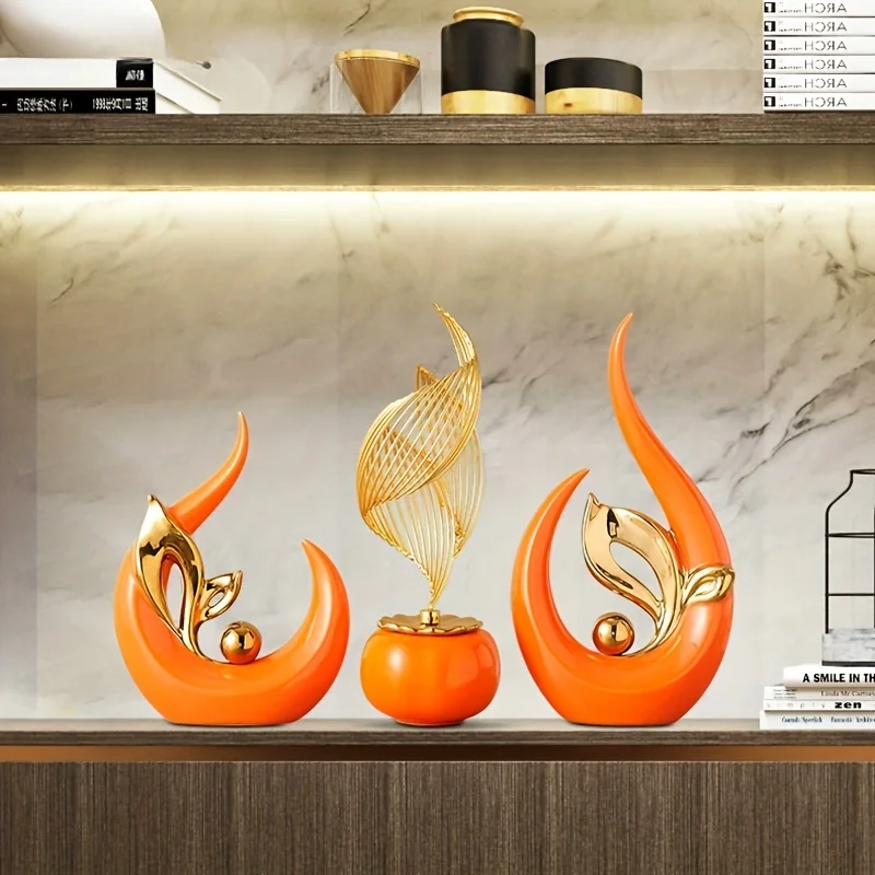 Creative Luxury Living Room Decoration Ceramic Statues FIGURINES & MINIATURES Creative Luxury Living Room Decoration Ceramic Statues FIGURINES & MINIATURES