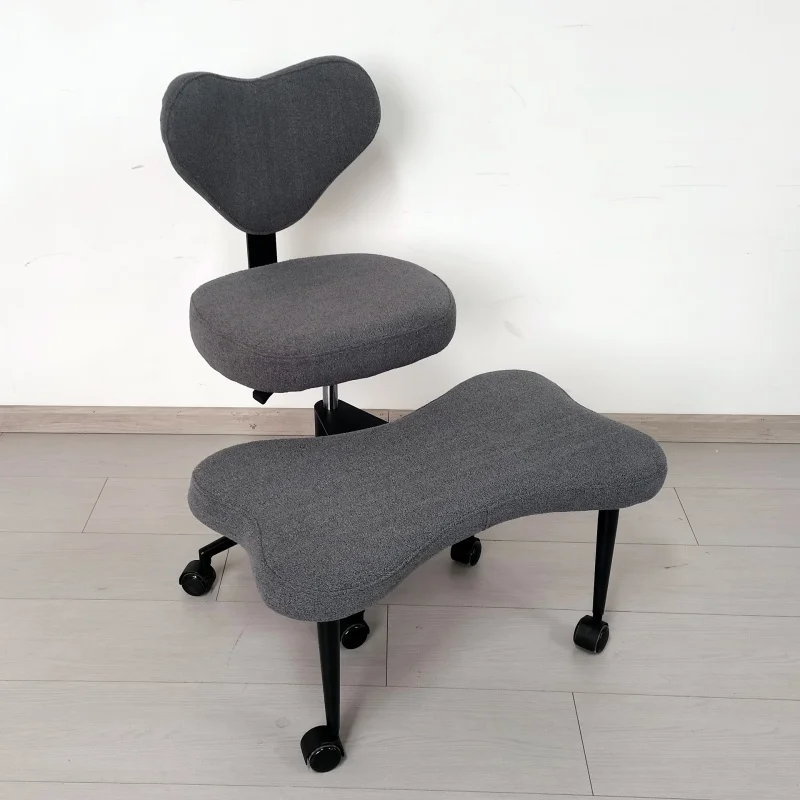 Cross Legged Office Chair MODERN FURNITURES Color: Grey Color Cross Legged Office Chair MODERN FURNITURES Color: Grey Color