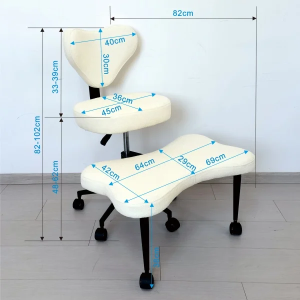 Cross Legged Office Chair
