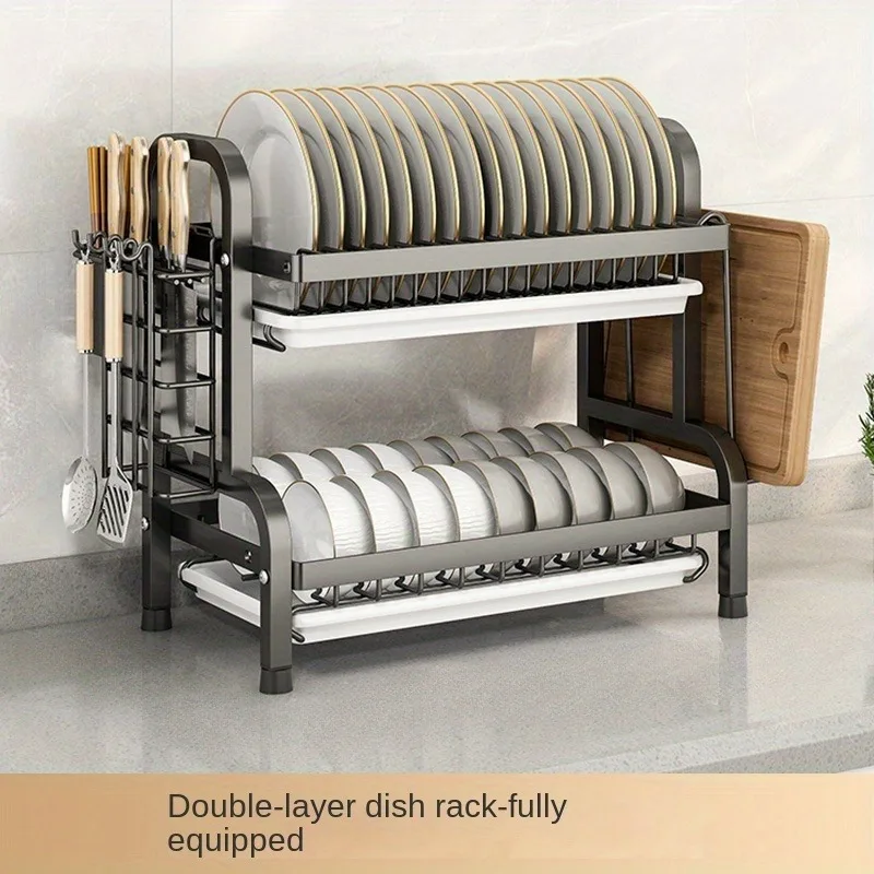 Dish Drying Rack Compact Kitchen Dish Rack