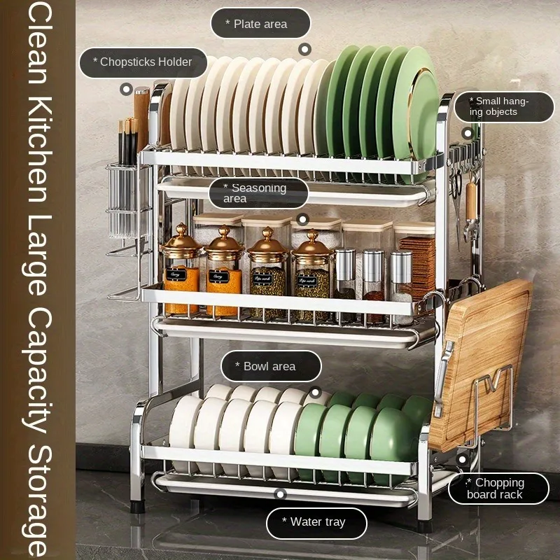 Dish Drying Rack Compact Kitchen Dish Rack