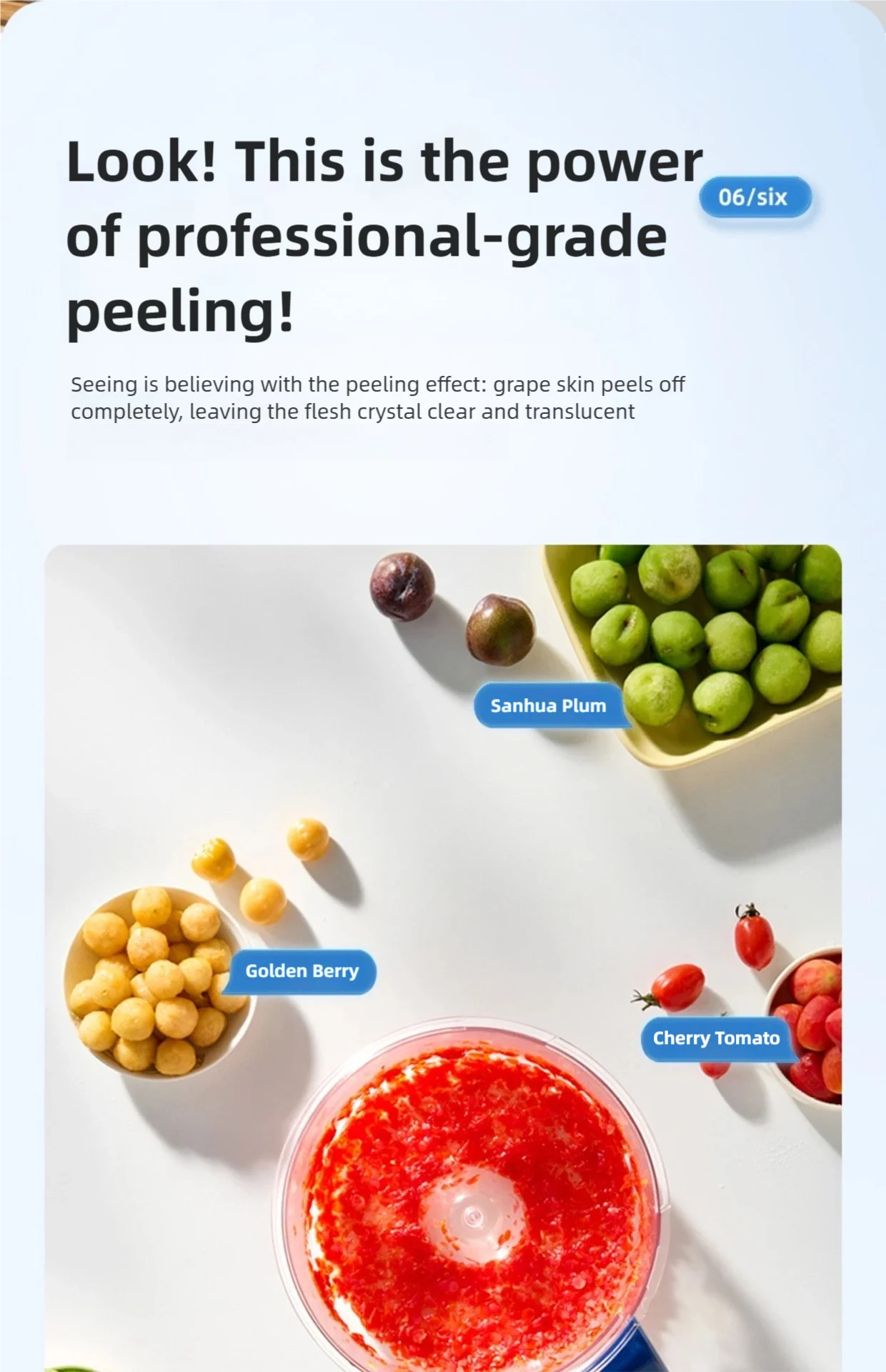TINSOL Electric Fruit and Vegetable Peeler Automatic Small Fruit Peeling Tool Smart Grape Peeler Kitchen Peeling Gadget