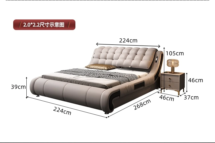 Frame Bedroom Bed Multifunctional Leather Massage Beauty Design Tatami Massage Bed Sleeping Safe Muebles Lounge Suite Furniture Frame Bedroom Bed Multifunctional Leather Massage Beauty Design Tatami Massage Bed Sleeping Safe Muebles Lounge Suite Furniture