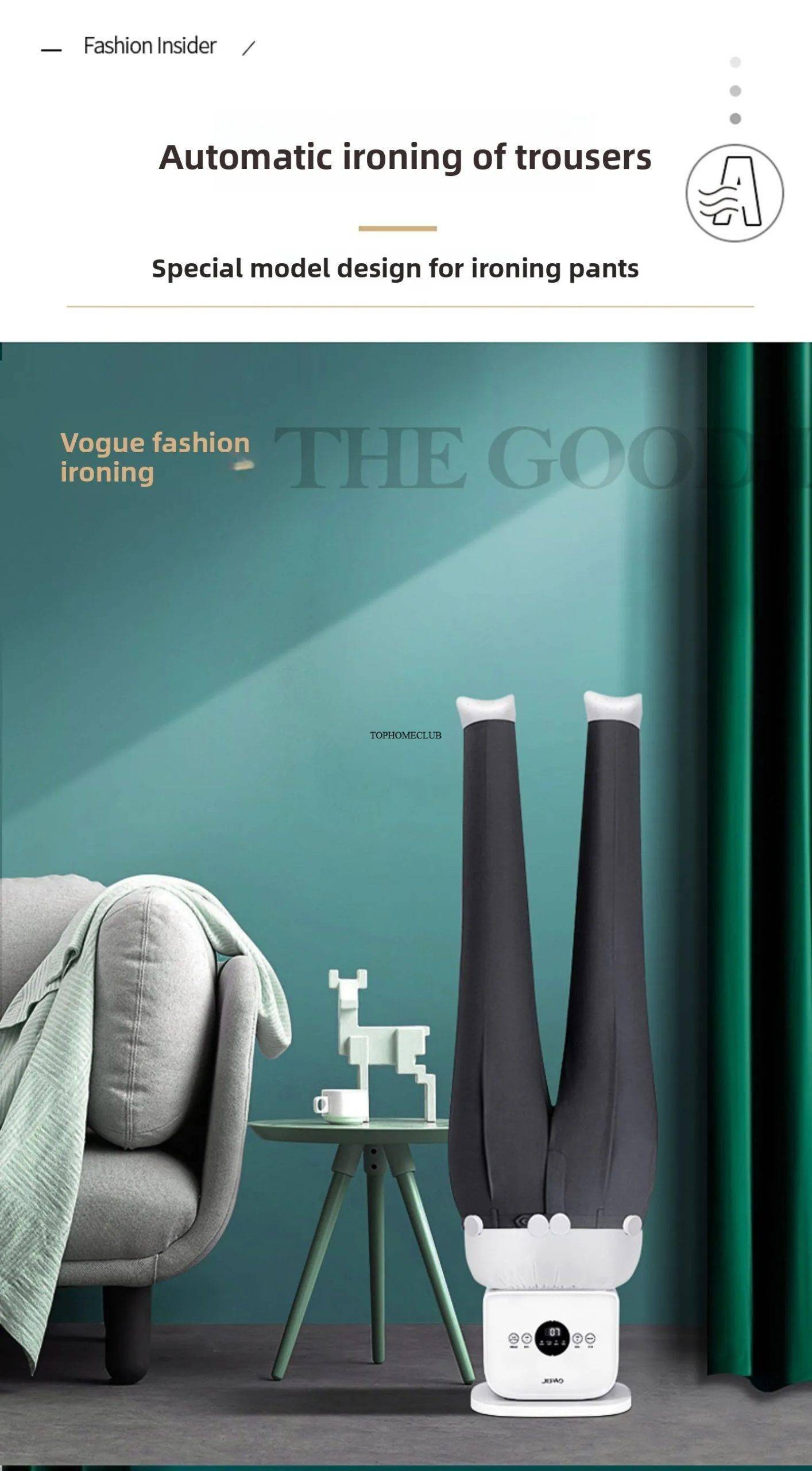 Fully Automatic Human-Shaped Garment Steamer