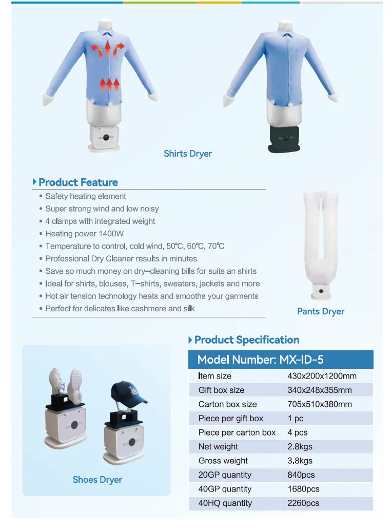 Fully Automatic Human-Shaped Garment Steamer