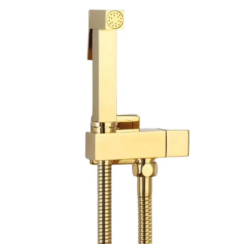 Gold/Gun Grey Handheld Toilet Bidet Sprayer Hygienic Set BATHROOM ACCESSORIES Gold/Gun Grey Handheld Toilet Bidet Sprayer Hygienic Set BATHROOM ACCESSORIES