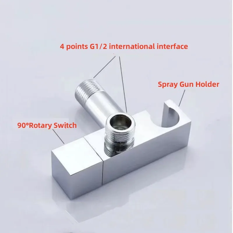 Gold/Gun Grey Handheld Toilet Bidet Sprayer Hygienic Set