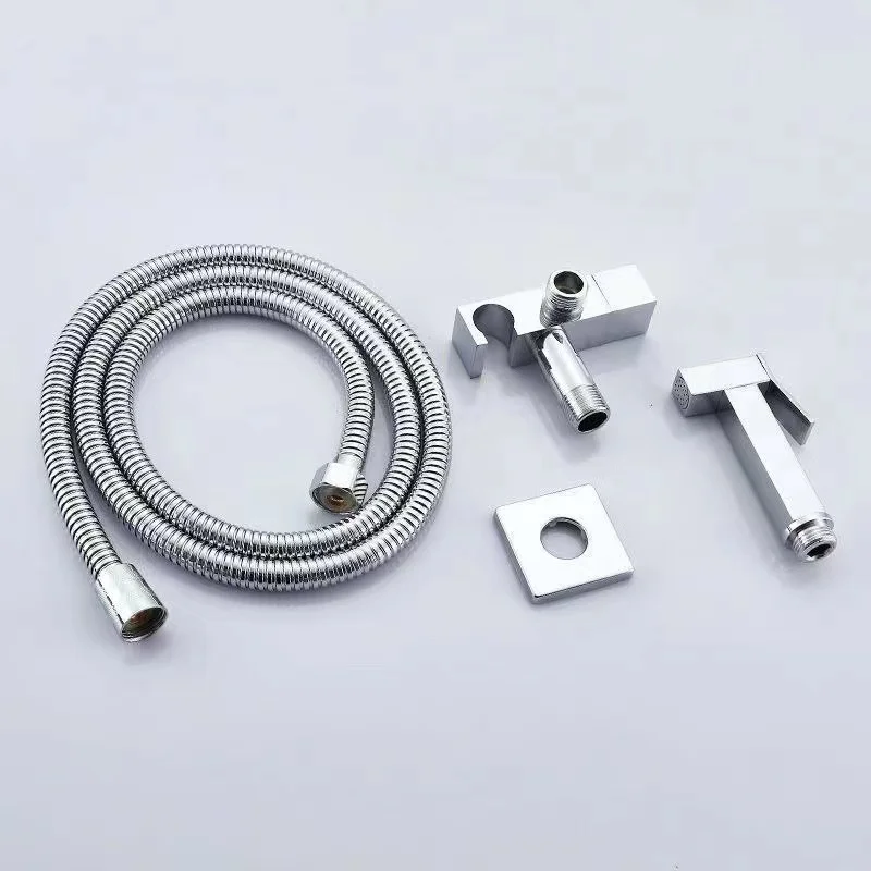 Gold/Gun Grey Handheld Toilet Bidet Sprayer Hygienic Set