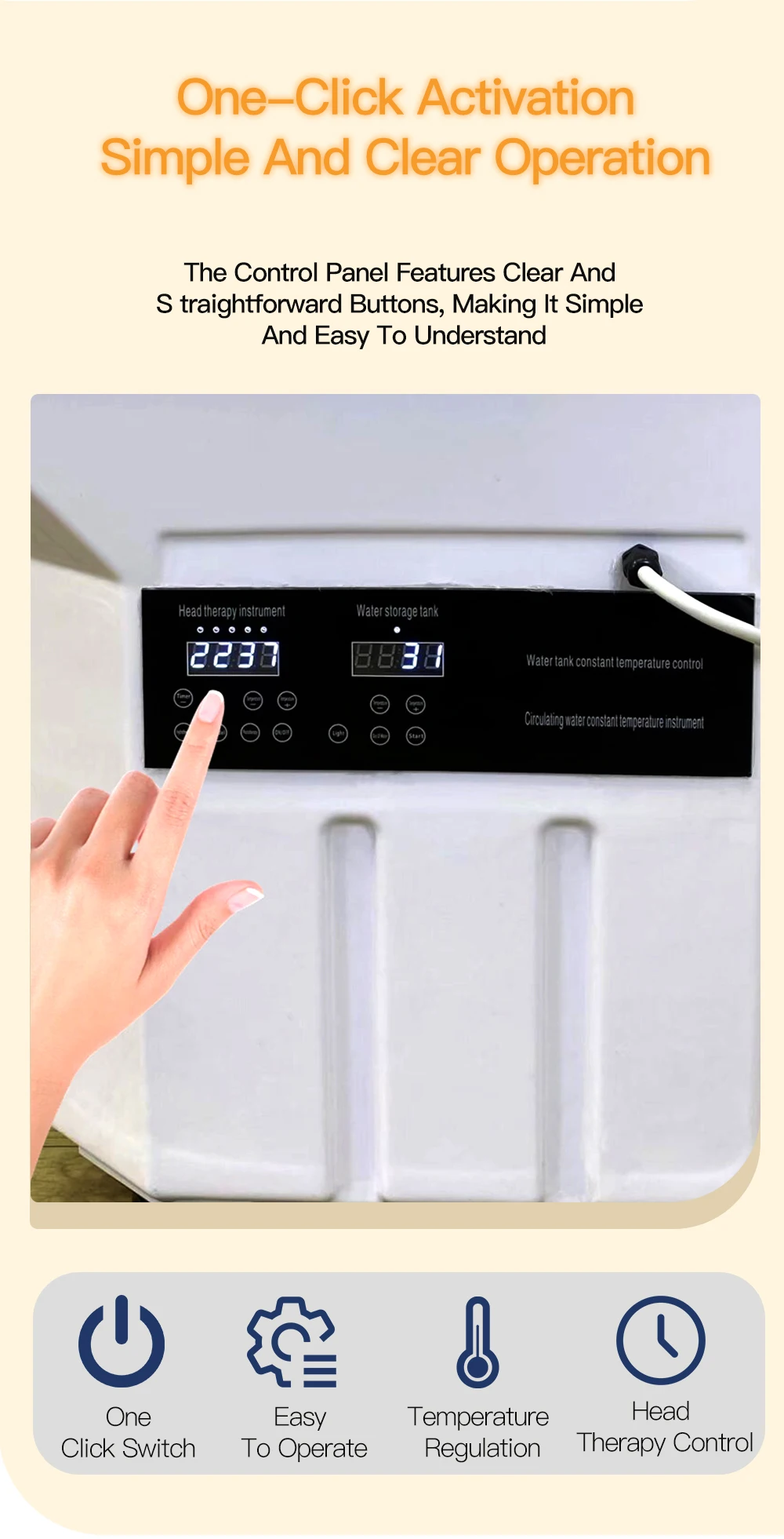 Head SPA Shampoo Basin for Hair Salon, Portable 60L Water Storage Capacity can Heated and Moved