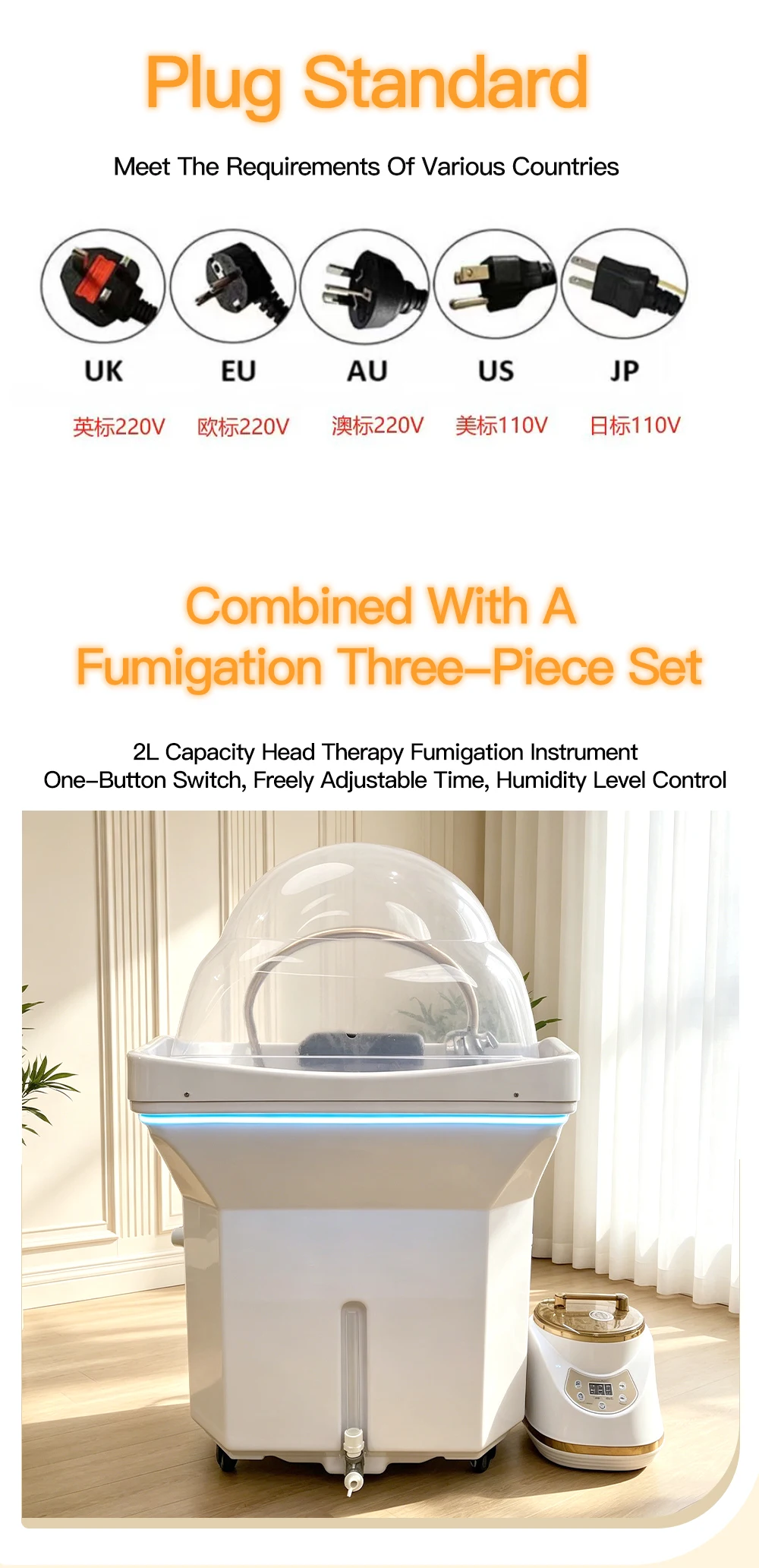 Head SPA Shampoo Basin for Hair Salon, Portable 60L Water Storage Capacity can Heated and Moved