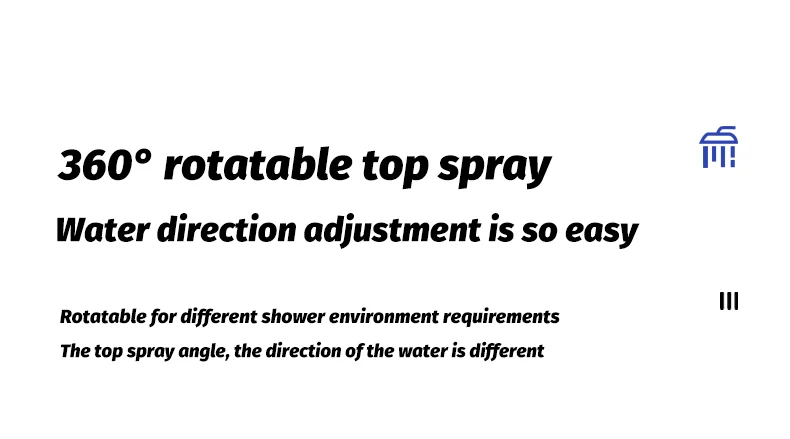 High Pressure Rainshower Head Magic Water Flow Rainfall Shower Head Mini Top Spray Water- Saving Shower Bathroom Accessories
