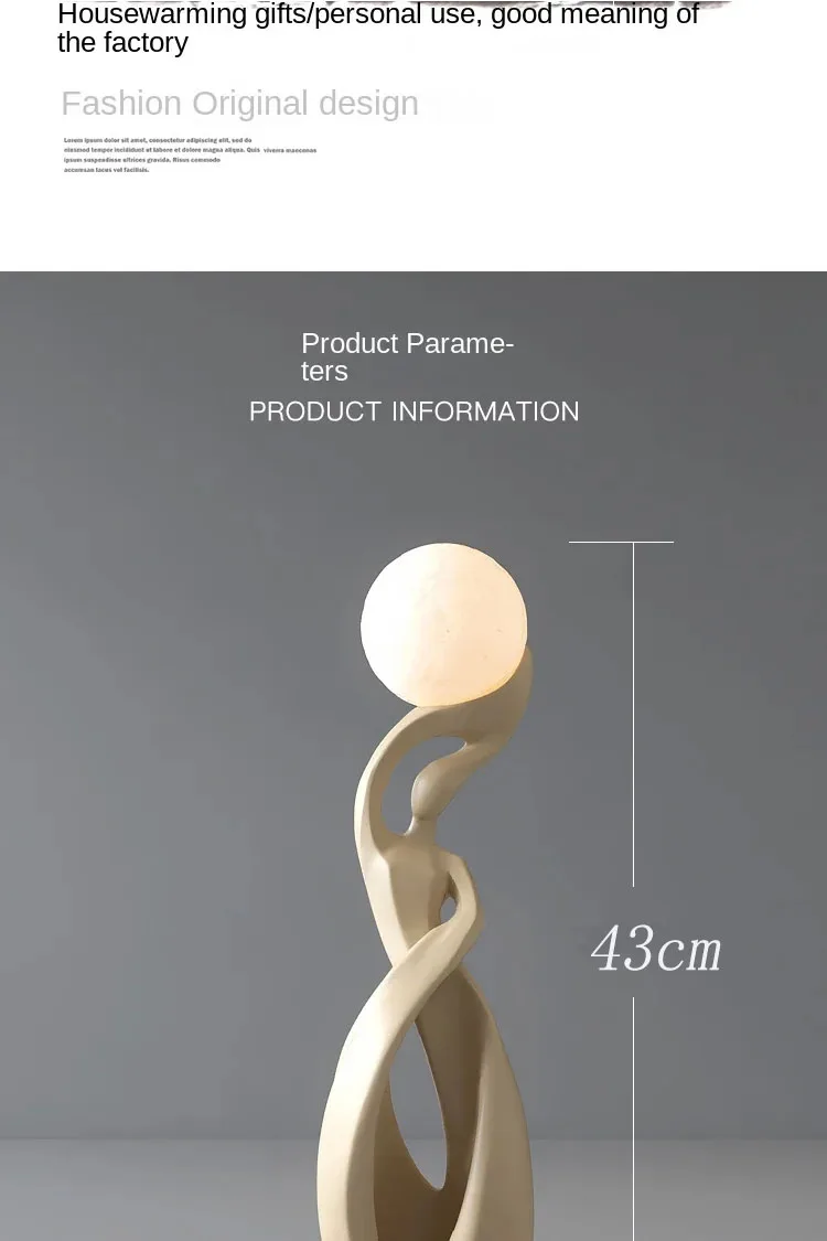 Home Decor Statue Abstract Art Ornaments Nordic Living Room