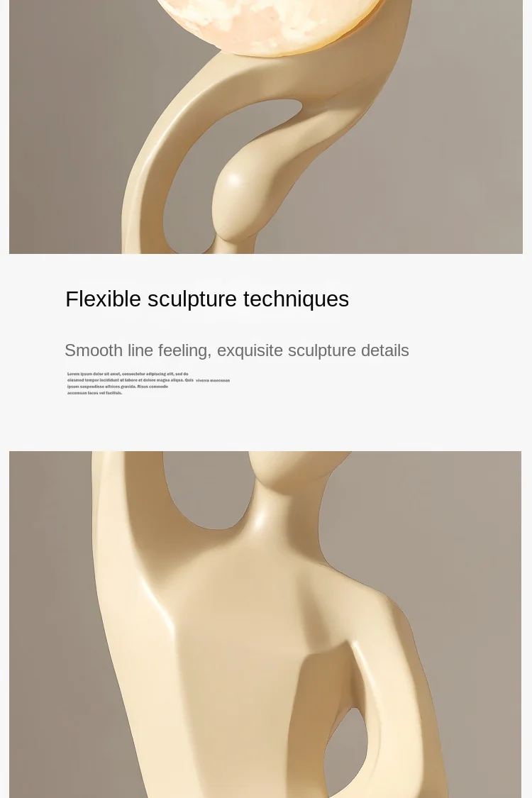 Home Decor Statue Abstract Art Ornaments Nordic Living Room