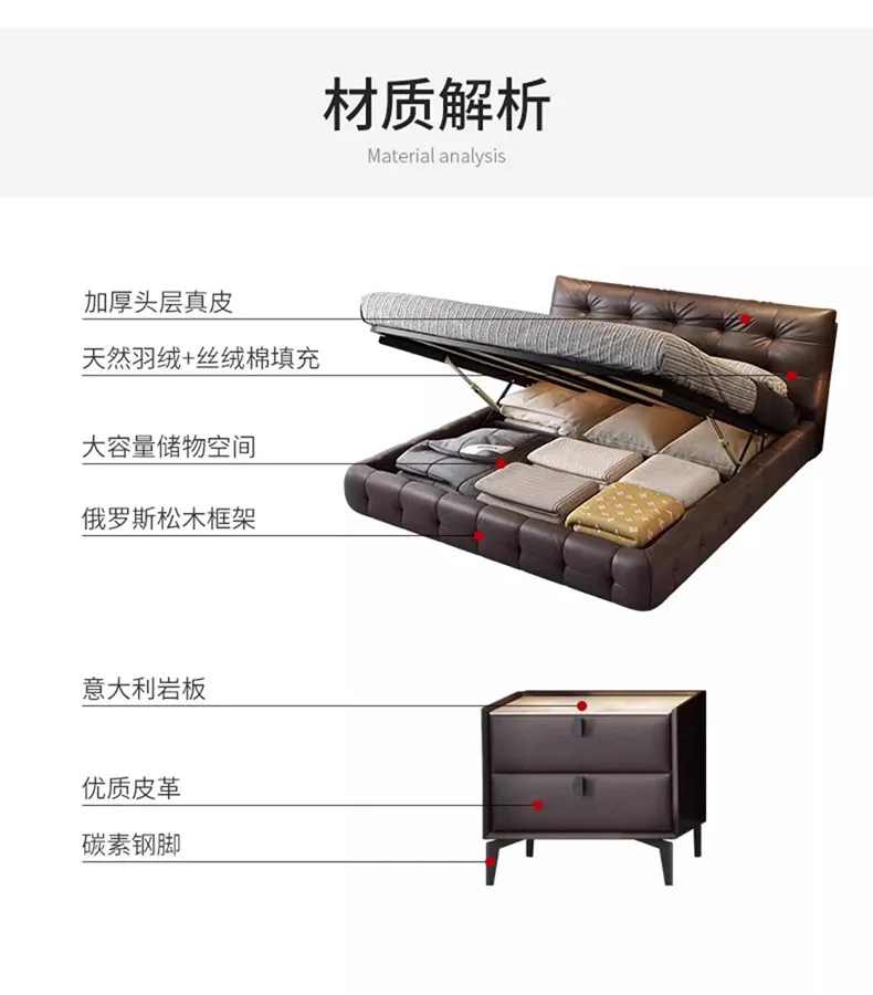 Home Luxurious modern leather bed frames 150x200 180x200 200x220 cm Double bed 2 people queen bedroom beds frame furniture Home Luxurious modern leather bed frames 150x200 180x200 200x220 cm Double bed 2 people queen bedroom beds frame furniture