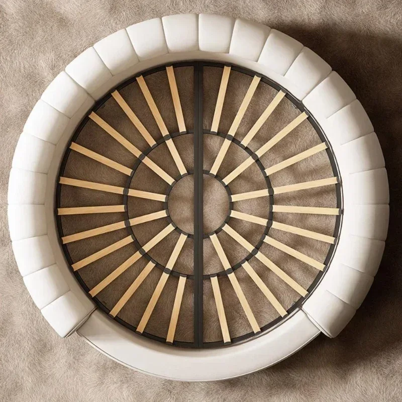 Italian Light Luxury Round Bed MODERN FURNITURES Italian Light Luxury Round Bed MODERN FURNITURES