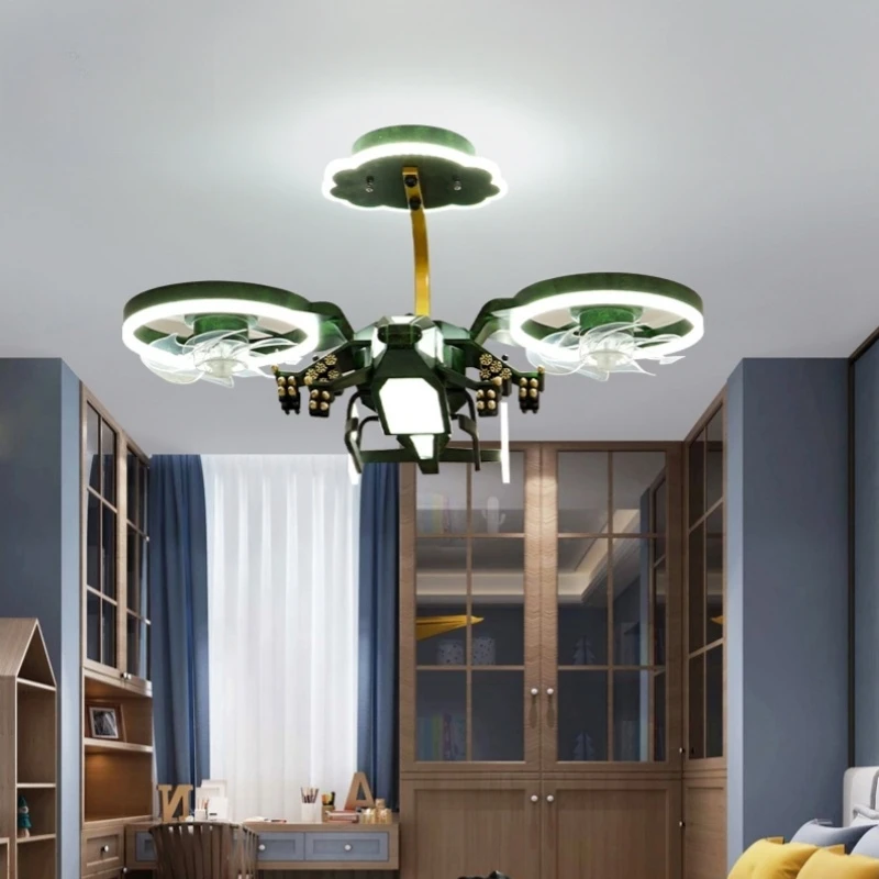 Kids Plane Ceiling Fan With Lights For Bedroom Study Kindergarten LIGHTING Kids Plane Ceiling Fan With Lights For Bedroom Study Kindergarten LIGHTING