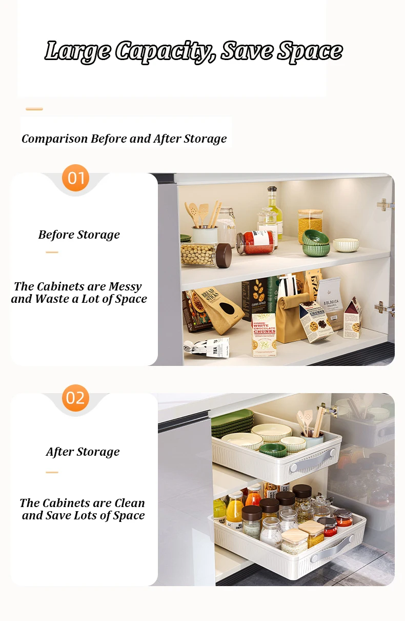 Kitchen Sliding Drawer with Slide Rail Kitchen Sliding Drawer with Slide Rail