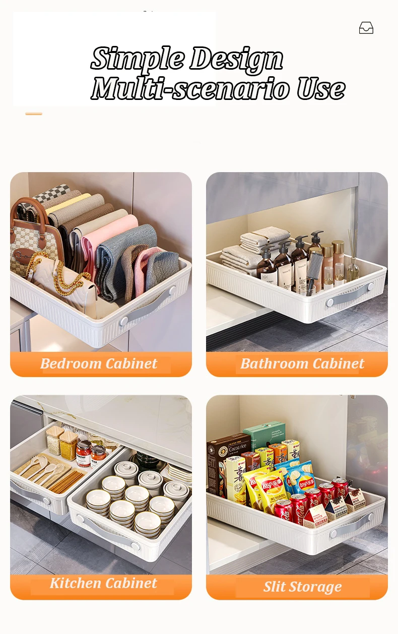 Kitchen Sliding Drawer with Slide Rail Kitchen Sliding Drawer with Slide Rail