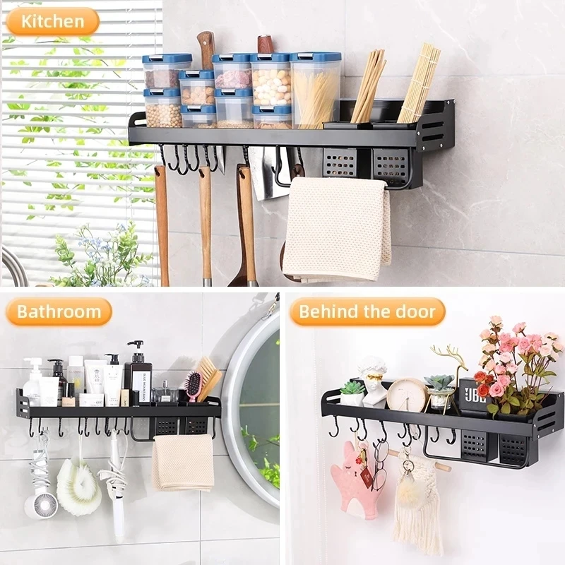 Kitchen Spice Storage Knives Holder Knife Stand Spice Rack Organizer