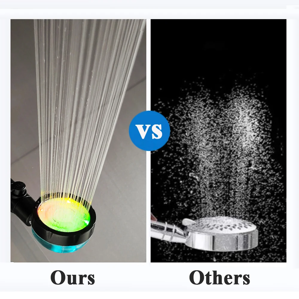 LED Digital Temperature Display Pressurized Shower Head With Fan Colorful High Pressure Large Flow One-Key Stop Handheld Shower LED Digital Temperature Display Pressurized Shower Head With Fan Colorful High Pressure Large Flow One-Key Stop Handheld Shower
