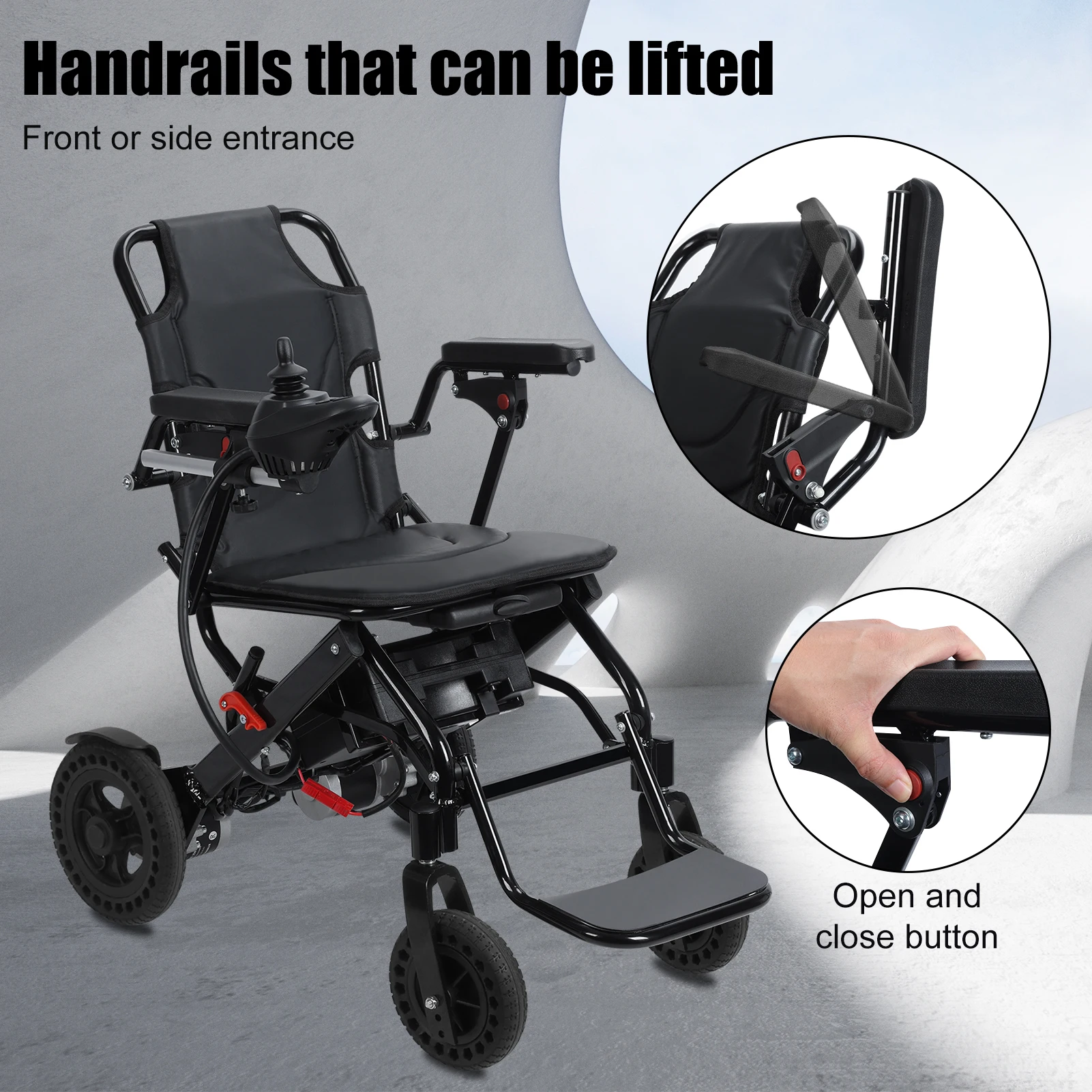 Lightweight Electric Wheelchair for Adults